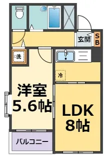 オーキッド武庫川【4階】の間取り