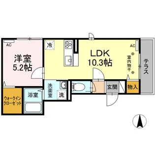パストラーレ-赤堤5丁目-【1階】の間取り