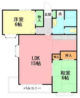 メゾン明徳【1階】の間取り