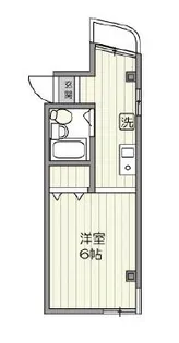 東京都大田区西蒲田5【マンション】の間取り