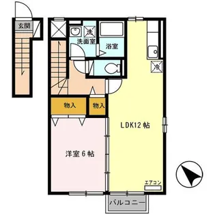 グランモアKYOEI A【2階】の間取り