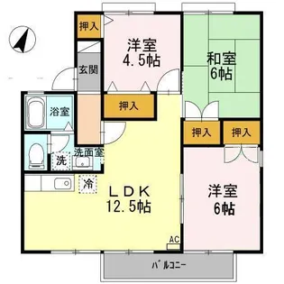 レインボーホーム【2階】の間取り