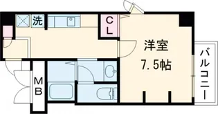 エヌエムスワサント【4階】の間取り