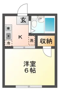 サンハイツ【2階】の間取り