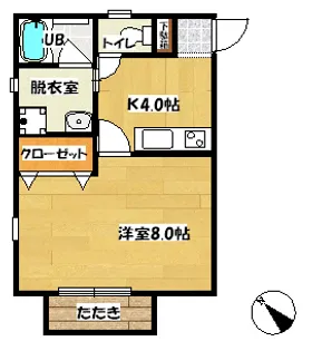 クレールGT【1階】の間取り