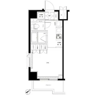 ルーブル横濱反町【6階】の間取り