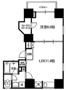 プレイアデ神保町【11階】の間取り