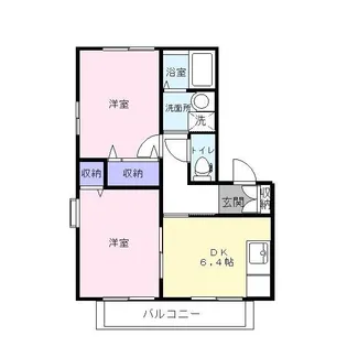 マデスト【1階】の間取り