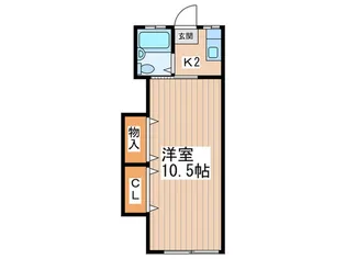 スカイハイム【1階】の間取り