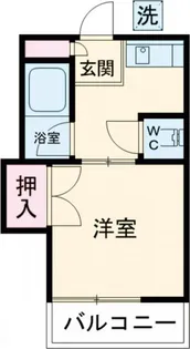 かりん荘【1階】の間取り