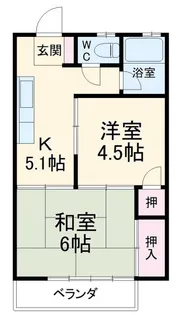 コーポこひつじ【1階】の間取り
