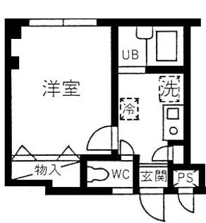 ベルクレスト【2階】の間取り