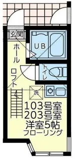 ユナイト安針リシュリーの杜【2階】の間取り
