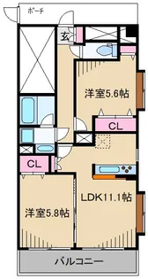 ライオンズガーデン日吉第2【3階】の間取り