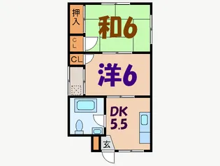 庄司マンション【4階】の間取り