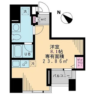 音羽クリニックビル【8階】の間取り