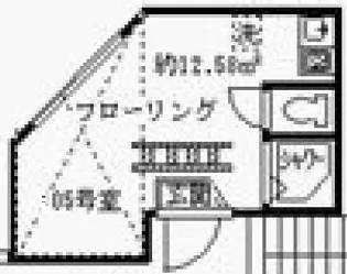 フェリススワロー【1階】の間取り