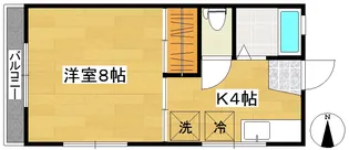 1Kの間取り画像