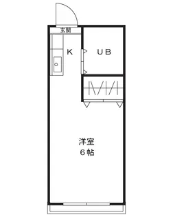 コスモハイツ【2階】の間取り