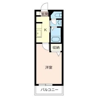 グランブルー武蔵小杉【2階】の間取り