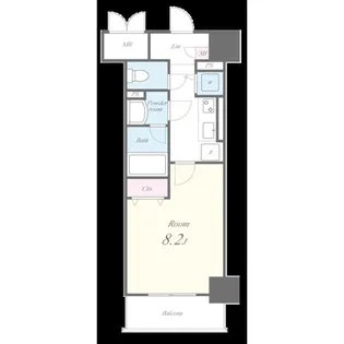 愛知県名古屋市中村区中島町1【マンション】の間取り