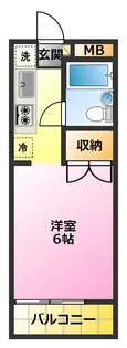 神奈川県川崎市中原区井田中ノ町【アパート】の間取り