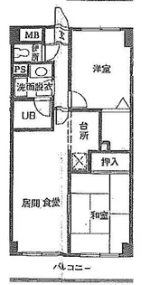 メゾン・カメリア【2階】の間取り