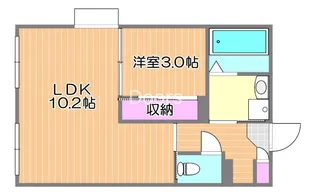 岡山県岡山市北区大供1【マンション】の間取り