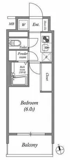 エスタート品川南大井【8階】の間取り