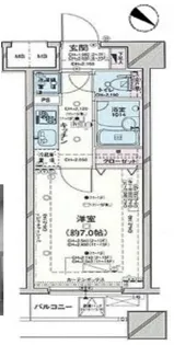 パレステュディオ池袋駅前【8階】の間取り