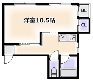 メモリアルタウンC棟【4階】の間取り