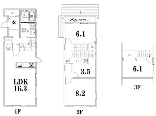 京都府京都市左京区上高野鷺町【一戸建】の間取り