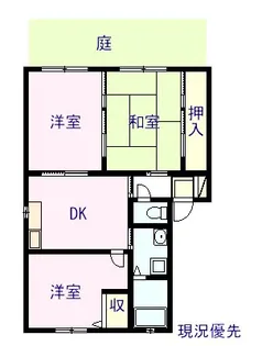 シャルマンヴィラB【1階】の間取り