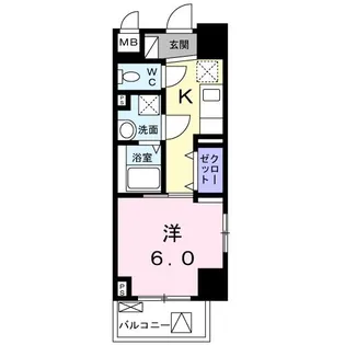 ロワン・セレスト【2階】の間取り