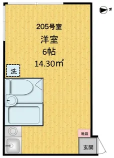 アーバ・ハイツ上北沢【2階】の間取り