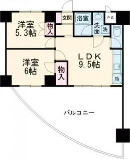 ダイヤヒルズ島瀬【6階】の間取り