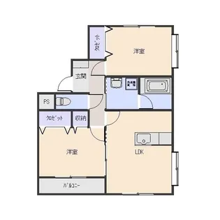 セントラルパーク【3階】の間取り