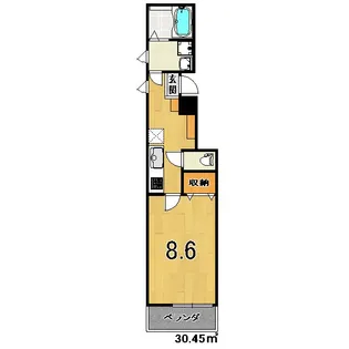 FERIO同志社北【2階】の間取り