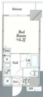 プレール目黒リバーサイド【8階】の間取り