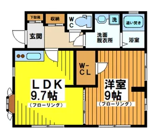 マ・メイゾン【1階】の間取り