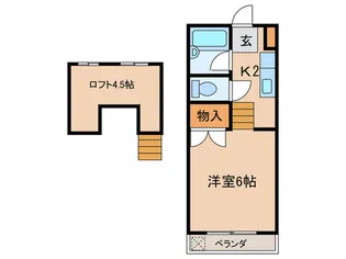 エンジェルハイツ22番館【1階】の間取り