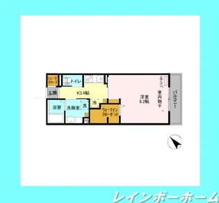 レーヴマニフィック南柏【2階】の間取り