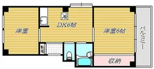 クレール赤堤【3階】の間取り