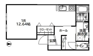 集学館 弐番館【1階】の間取り