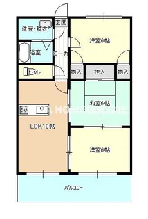 コモド曾我井【1階】の間取り