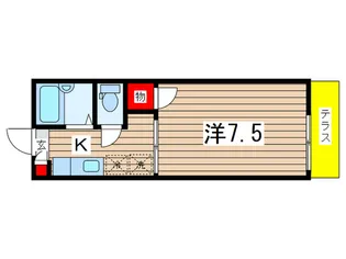 ファンタジーノブト【1階】の間取り