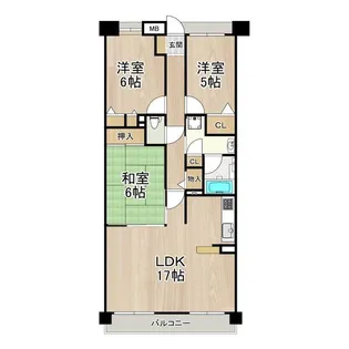 ソルプラーサ堺【14階】の間取り