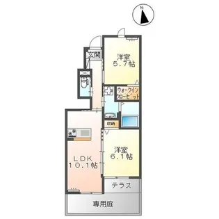 SteinfeldII【1階】の間取り