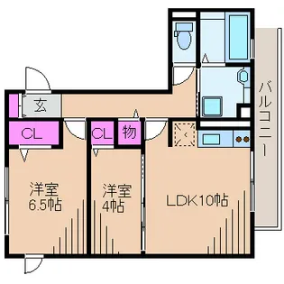 神奈川県横浜市港北区樽町2【アパート】の間取り
