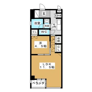 丸の内タナカビル【6階】の間取り